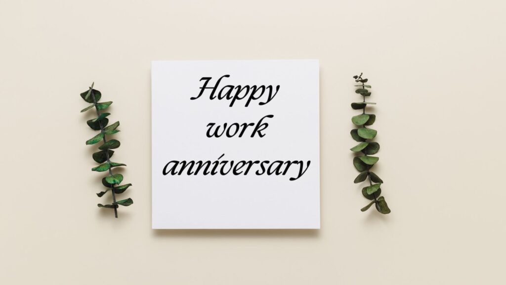 Creative Work Anniversary Card Messages That Make a Lasting Impact
