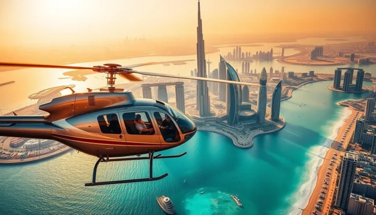 Helicopter Charter Dubai: Exclusive Aerial Tours for Stunning City and Coast Views