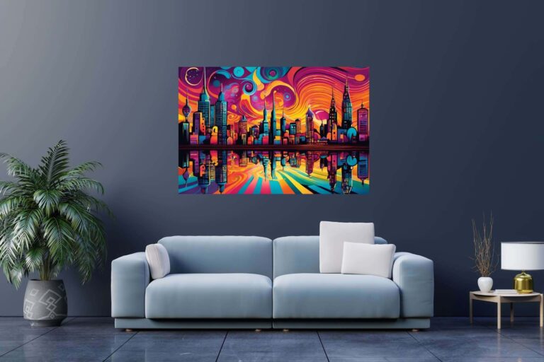 Elevate Your Space Timeless Cityscapes on Luxury Canvas Art