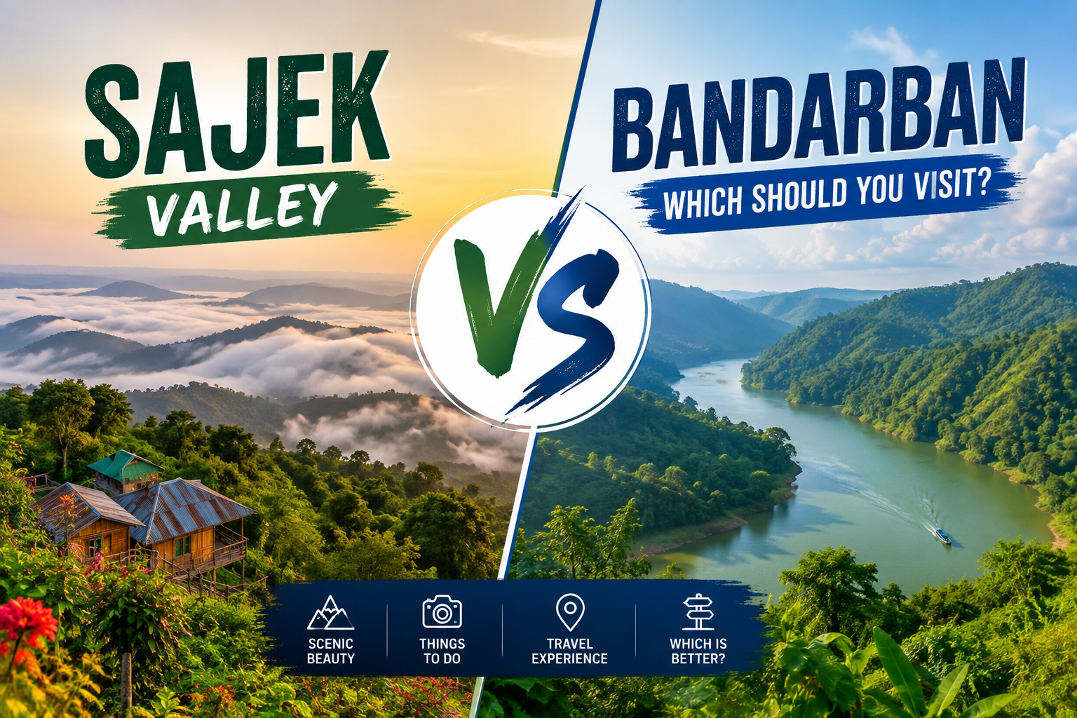 Sajek Valley vs Bandarban