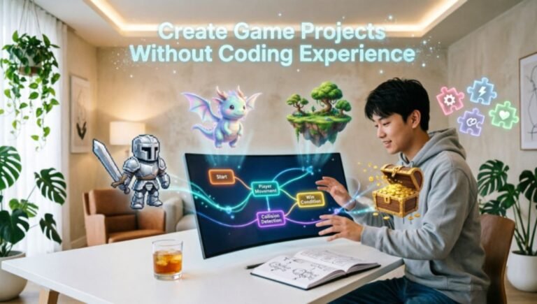 Create Game Projects Without Coding Experience