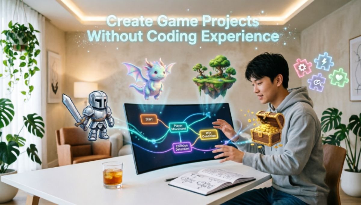 Create Game Projects Without Coding Experience